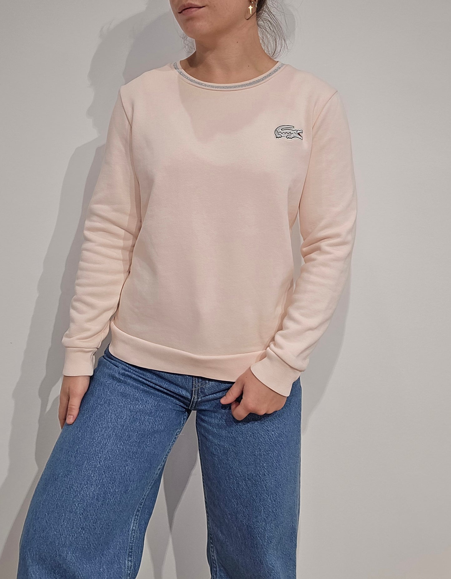 Sweat collection Live ! Rose pâle - XS