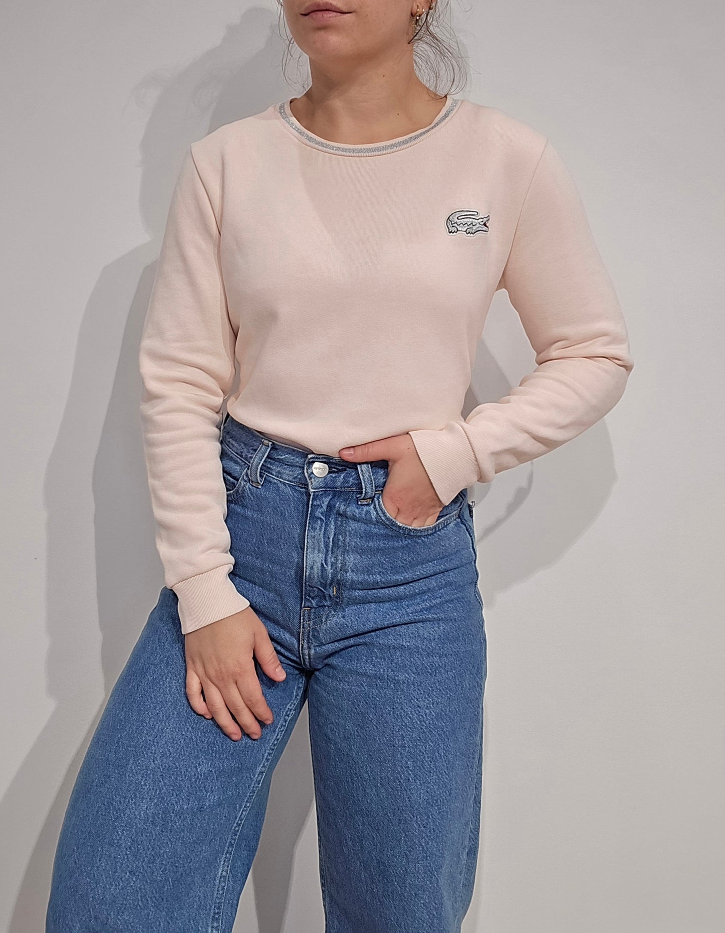 Sweat collection Live ! Rose pâle - XS