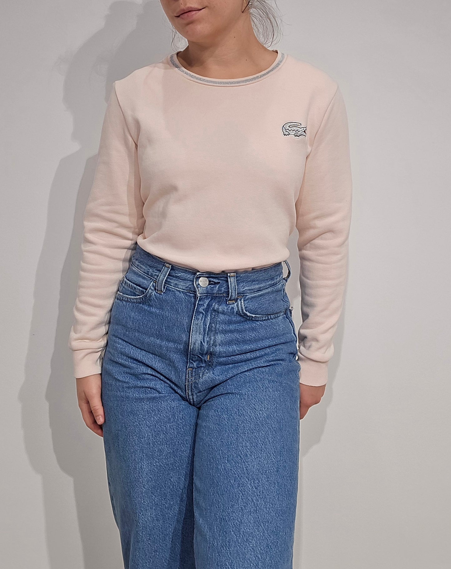Sweat collection Live ! Rose pâle - XS