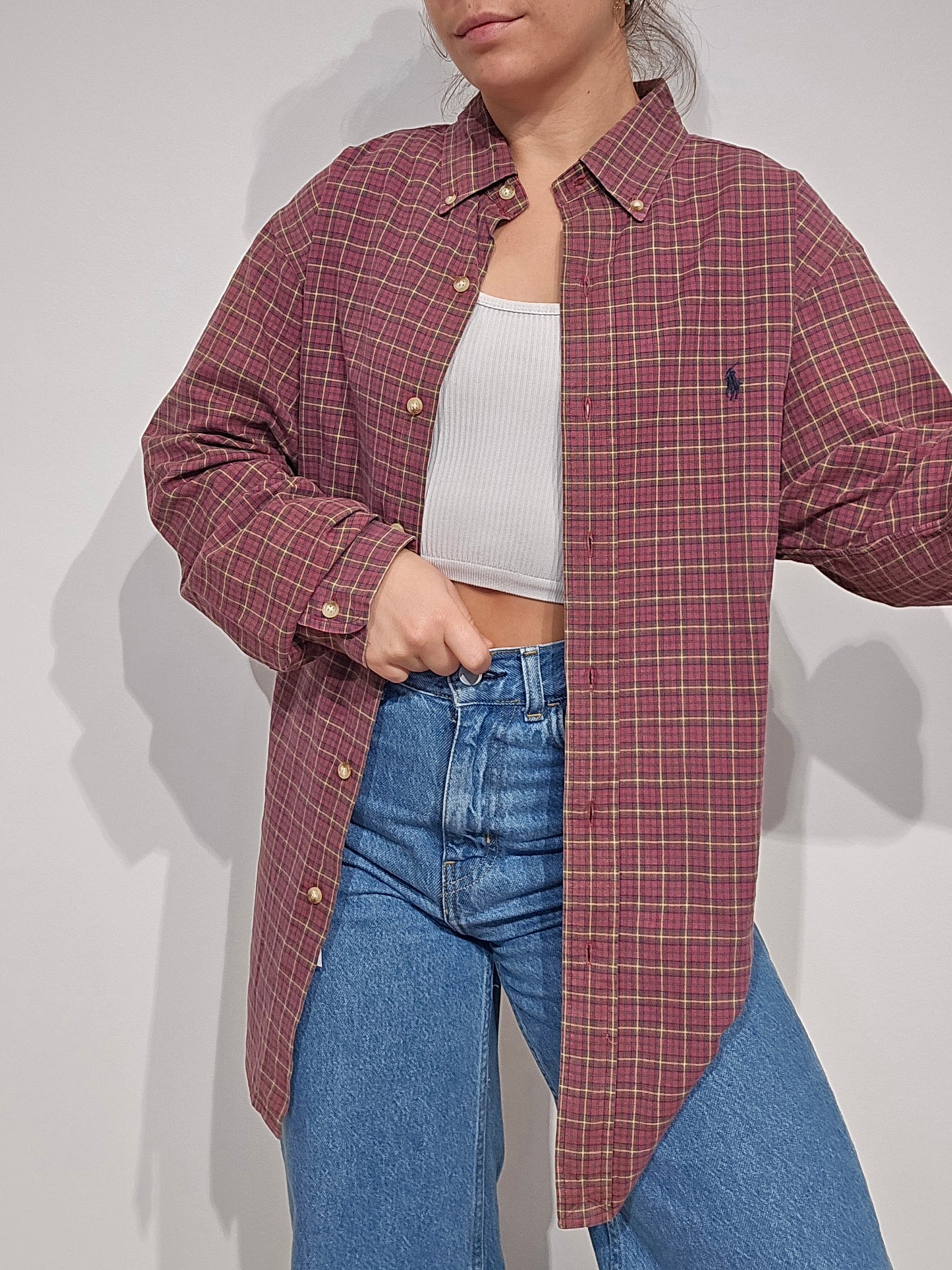 Chemise classic fit à carreaux - XL