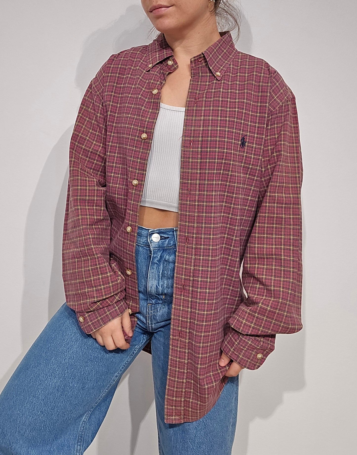 Chemise classic fit à carreaux - XL
