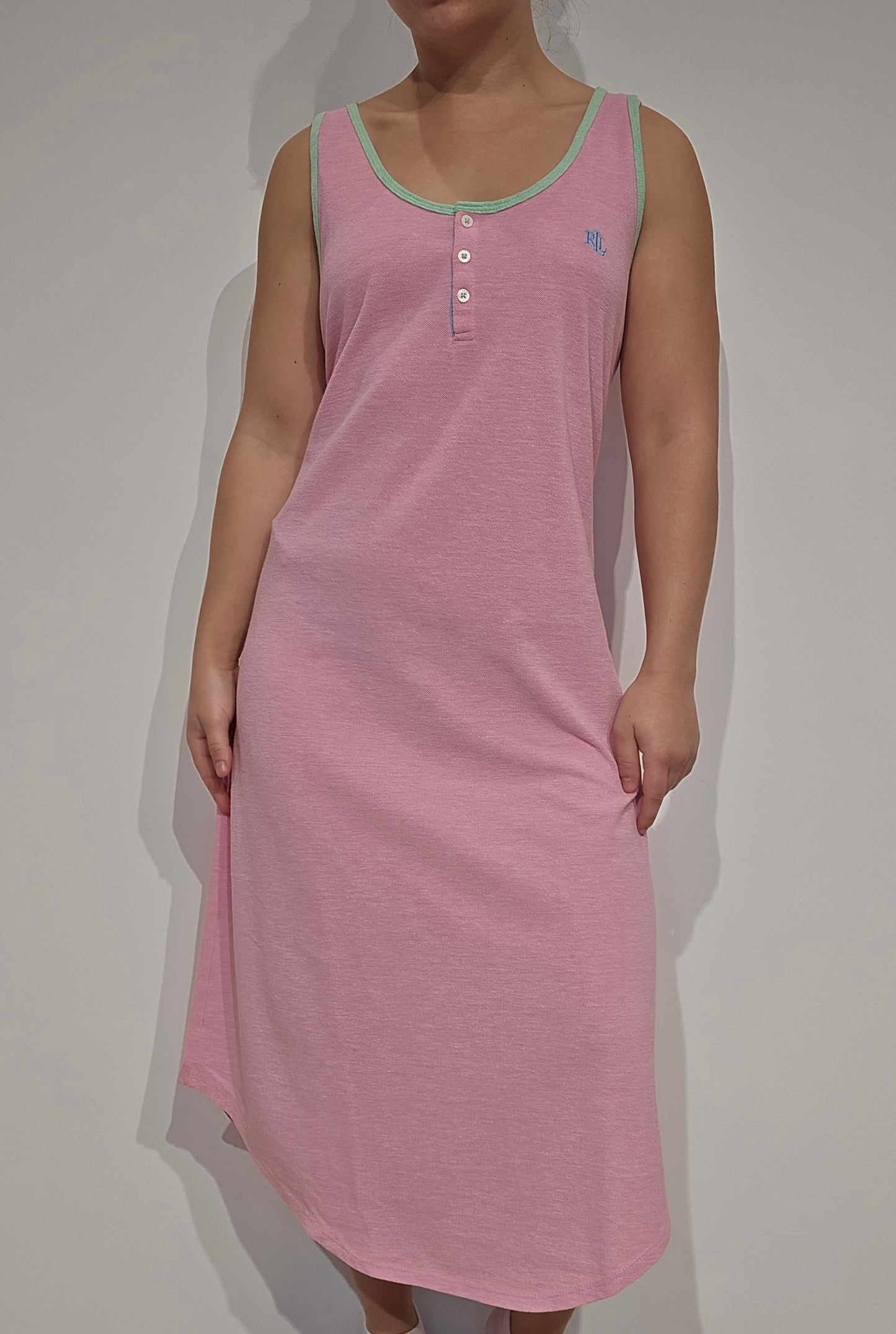 Robe longue rose de la collection "RLR" Ralph Lauren - M