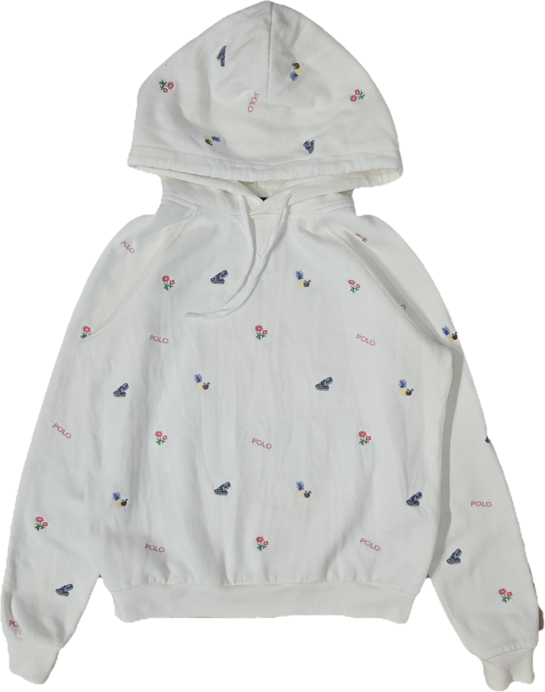 Sweat à capuche à motifs brodés - S