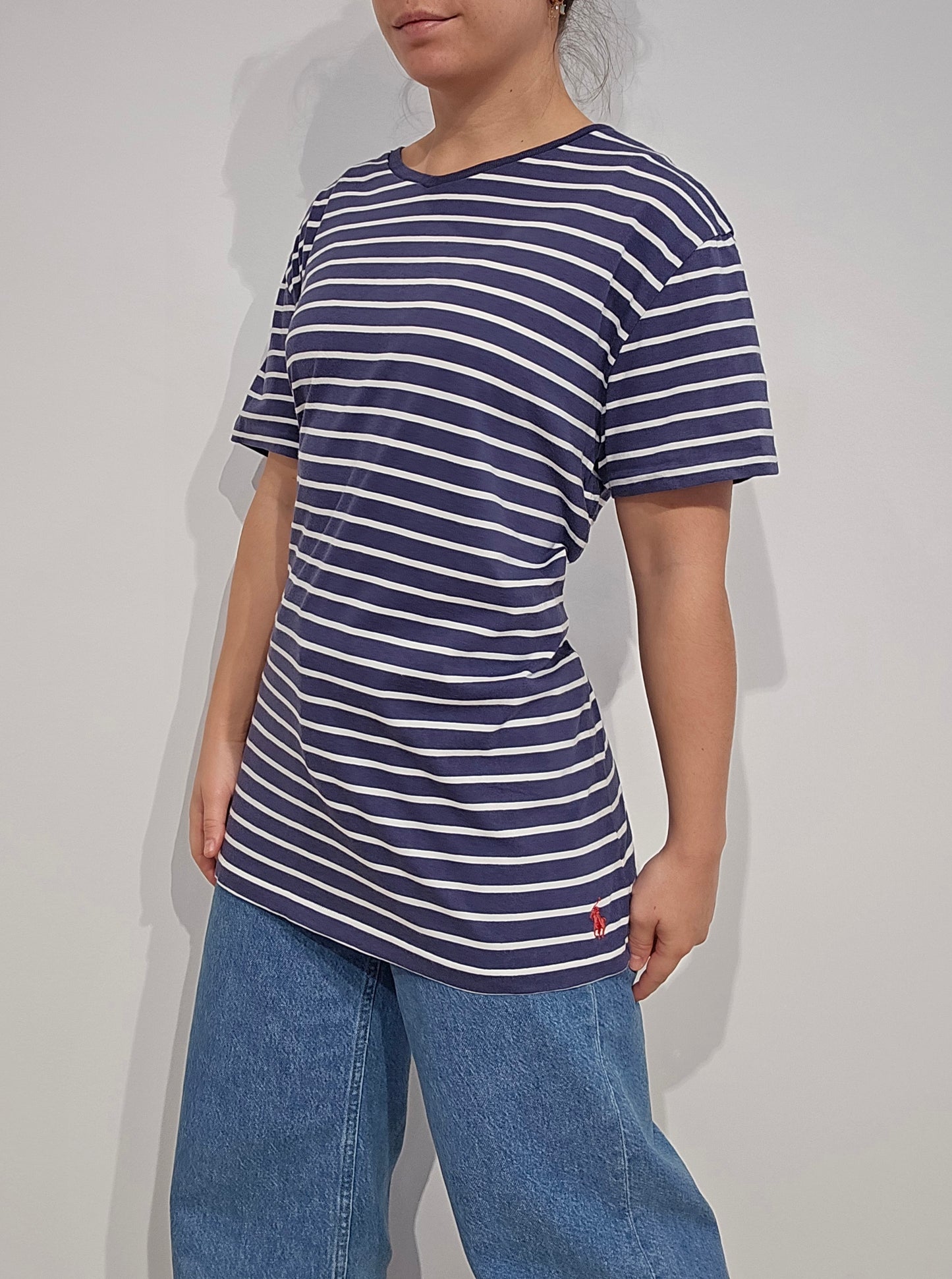 Tee-shirt marinière en coton - L