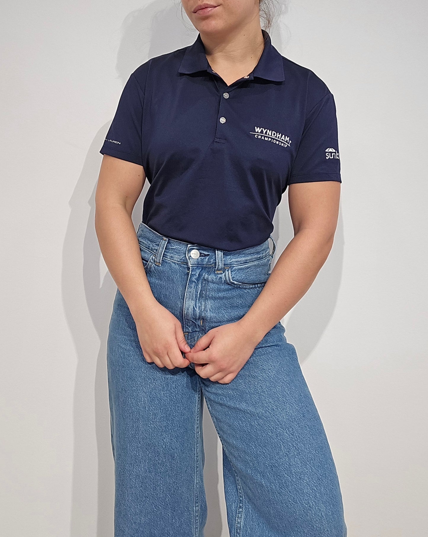 Polo classic fit marine - S/M