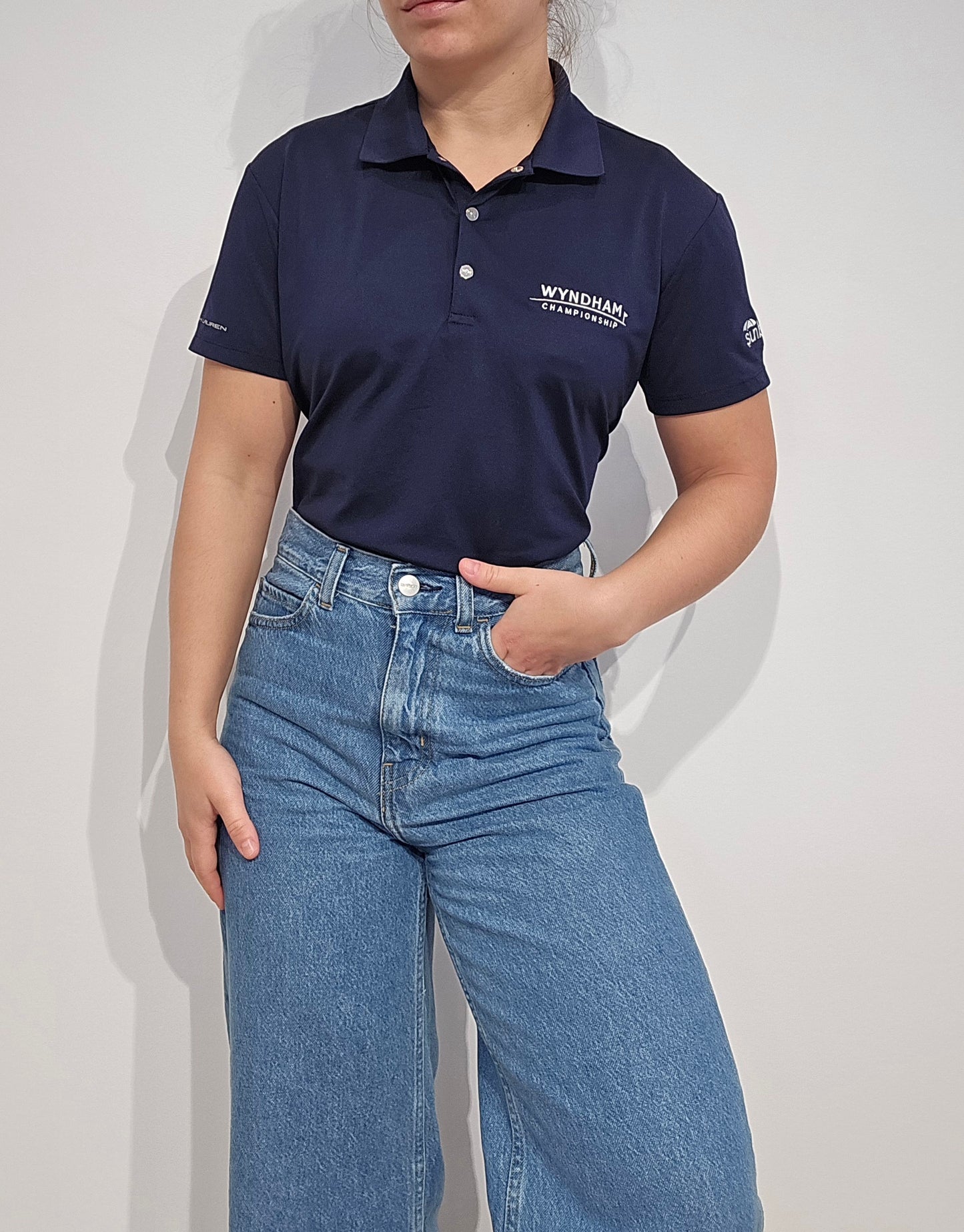 Polo classic fit marine - S/M