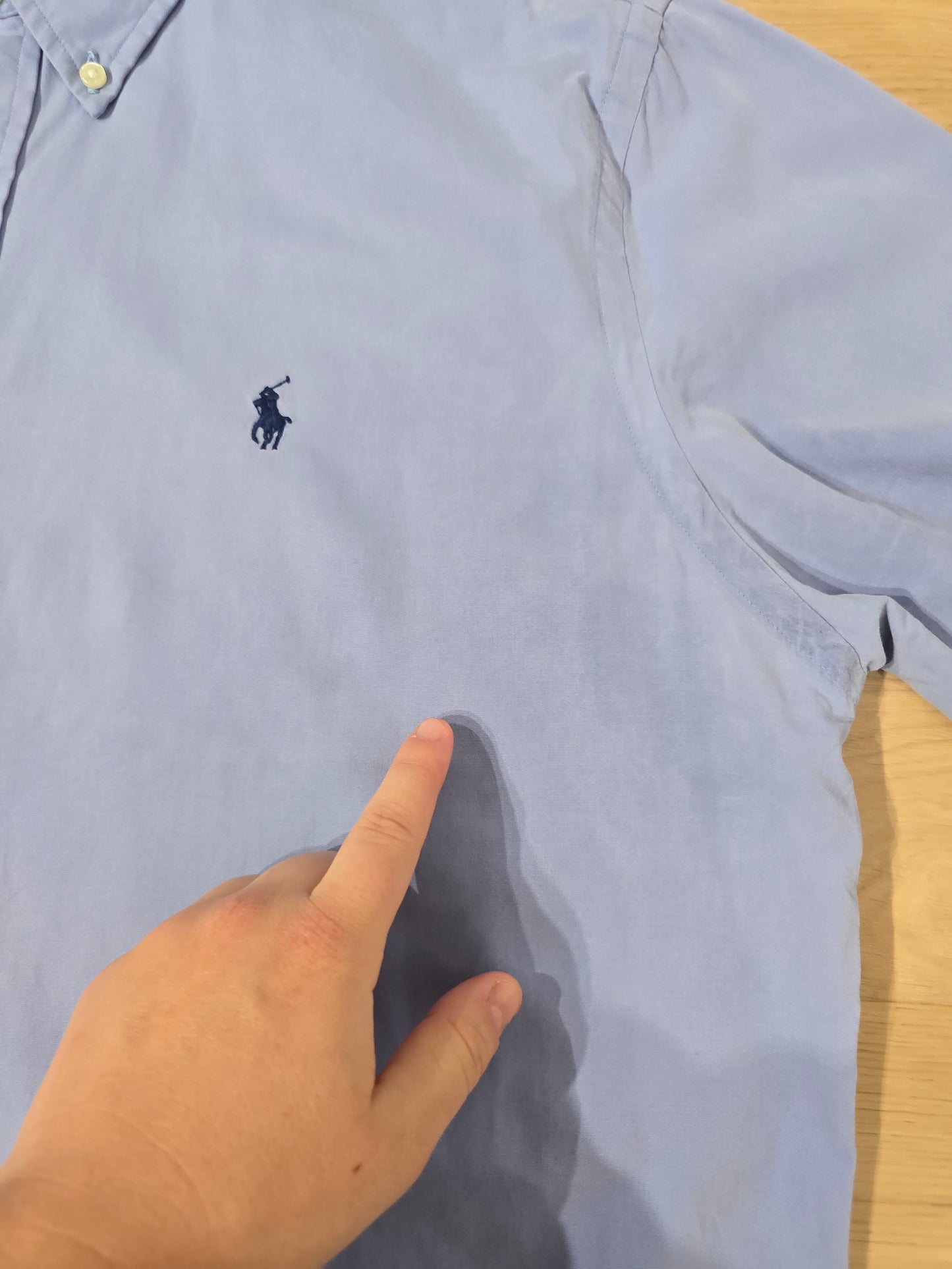 Chemise Custom fit bleu clair - M