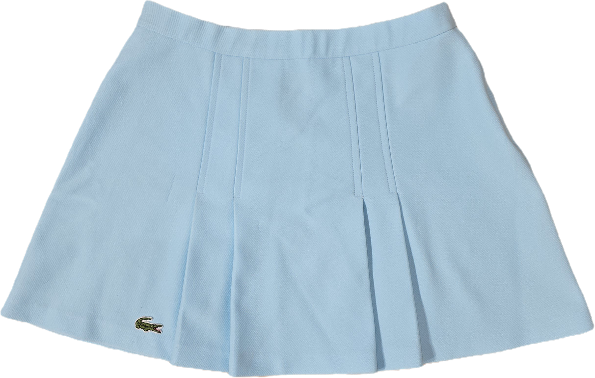 Jupe de tennis bleu des années 80' Lacoste - XS