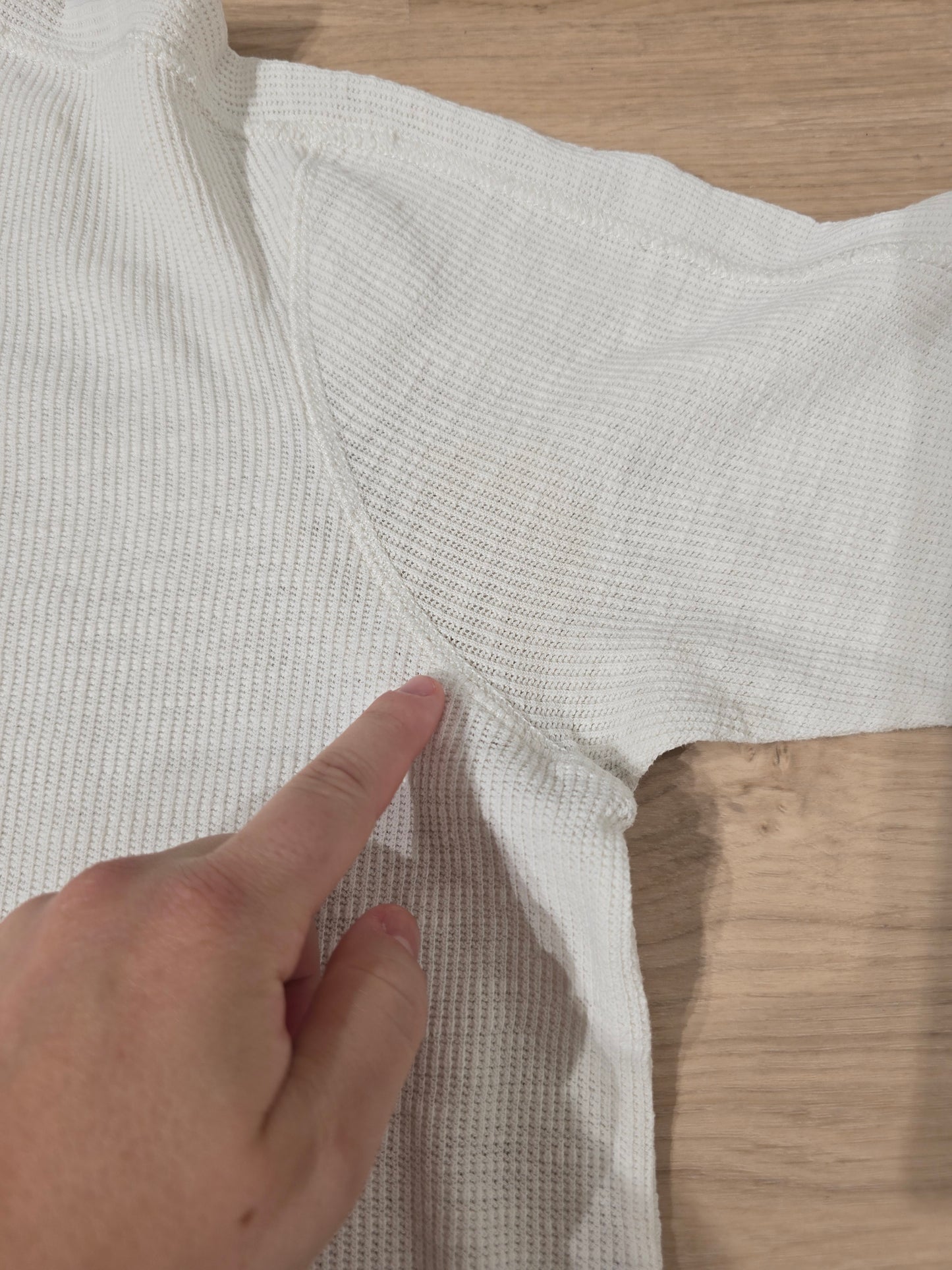 Pull léger en coton blanc - L