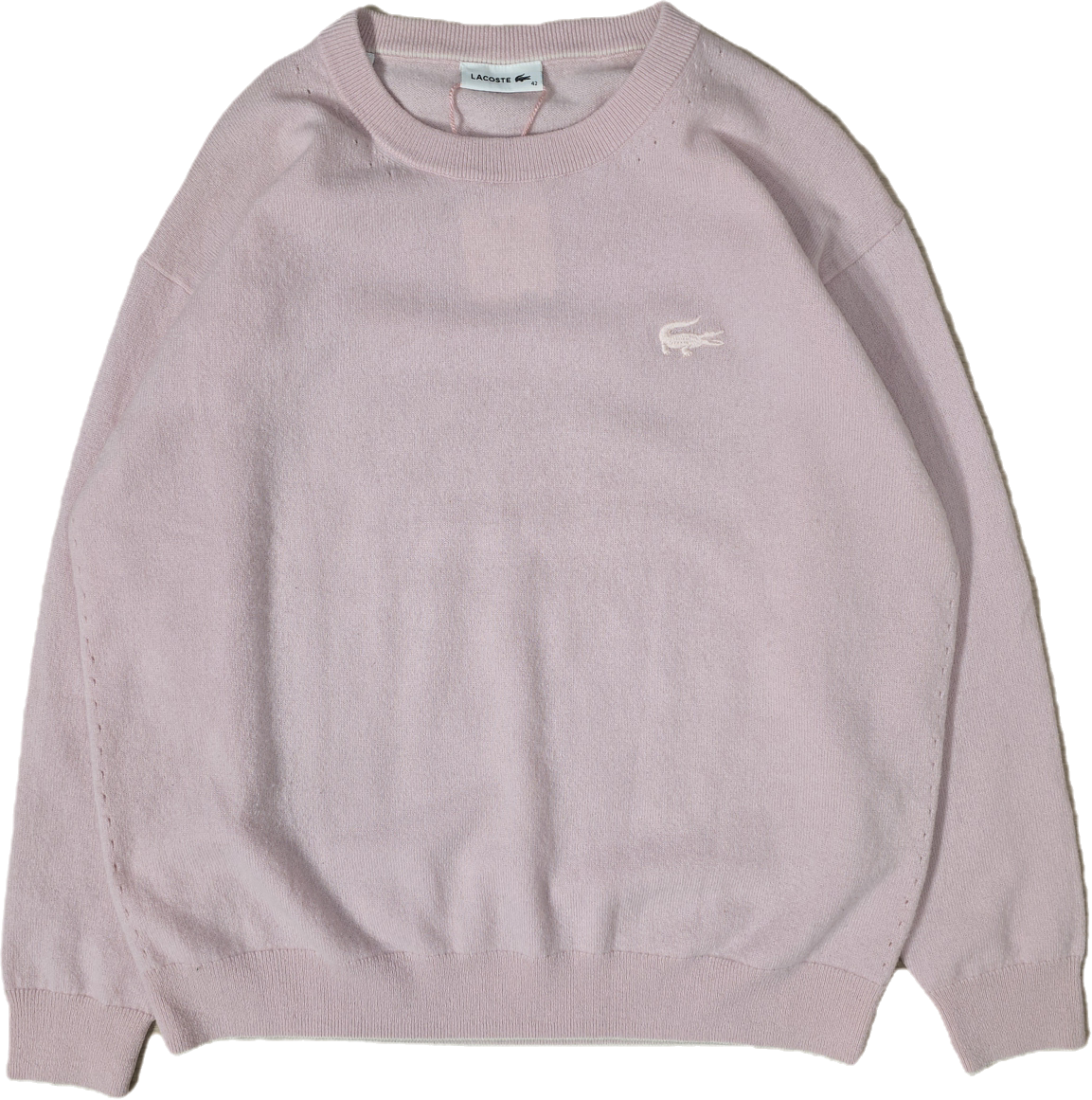 Pull en laine doux rose moderne - XL