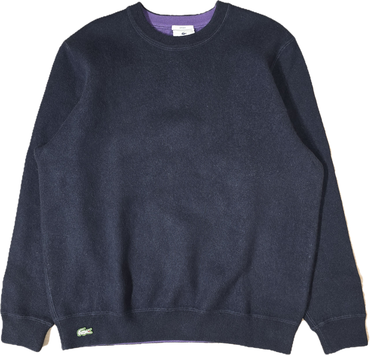 Pull Lacoste Live! maille épaisse marine, chaud et élégant - M