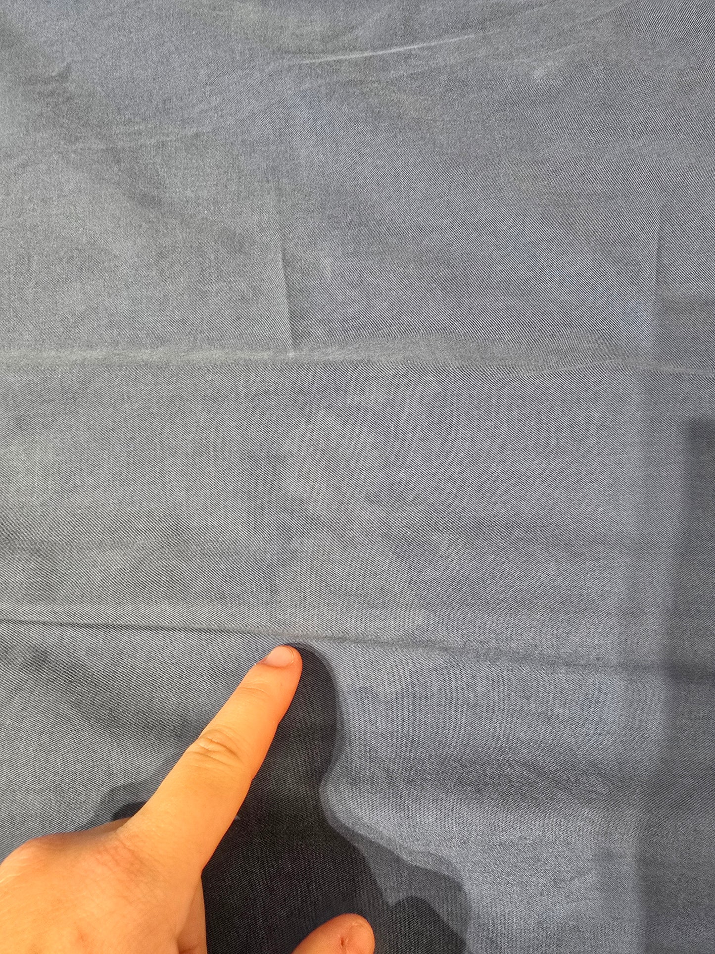 Chemise en coton bleu - XL