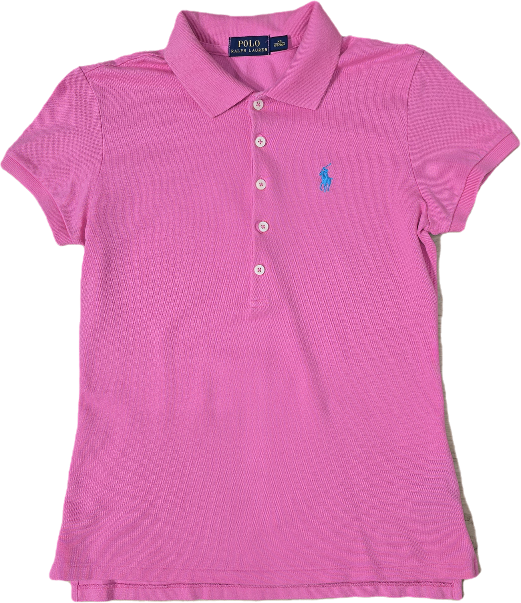 Polo en coton rose - XS