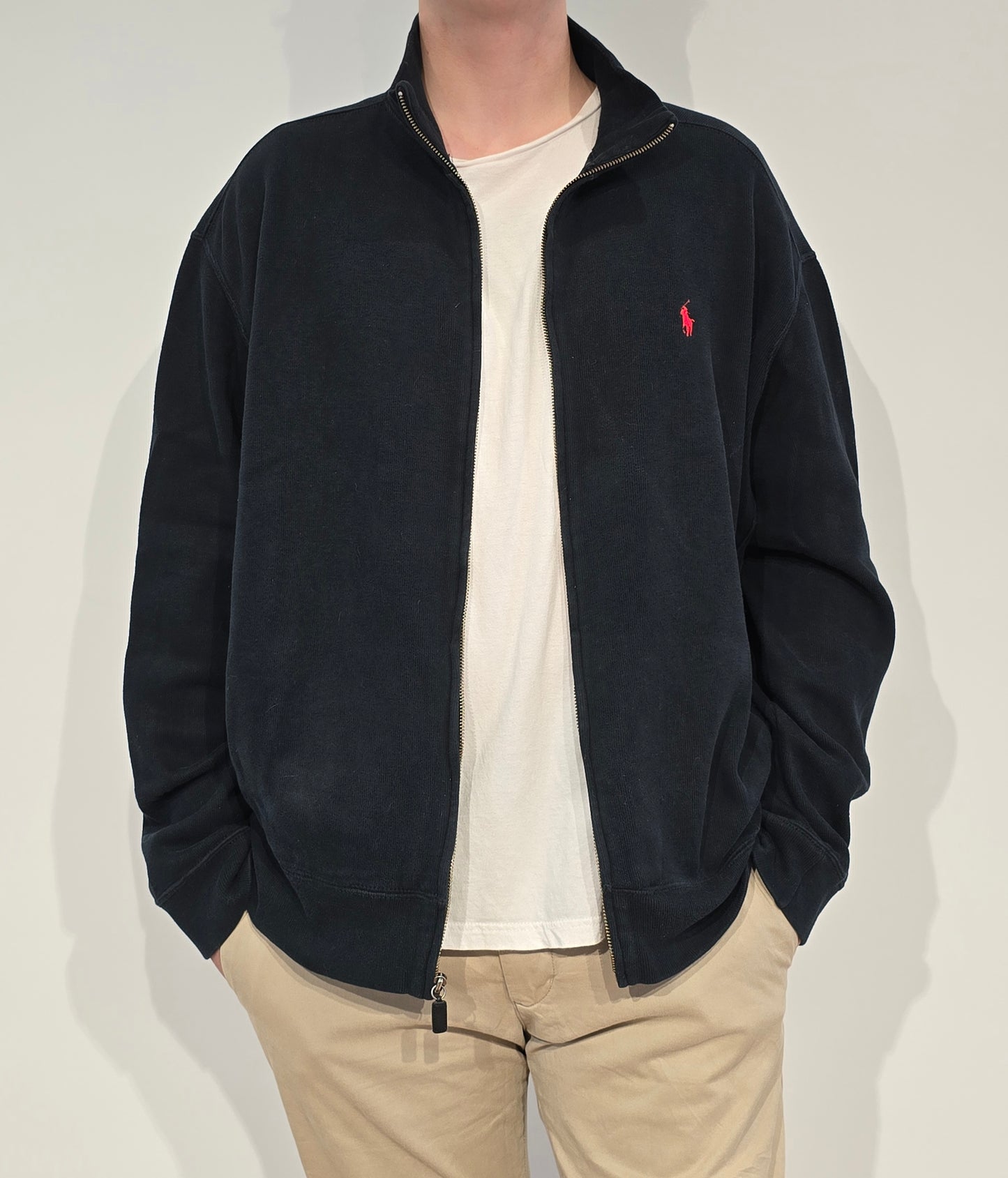 Veste en coton noir - XL