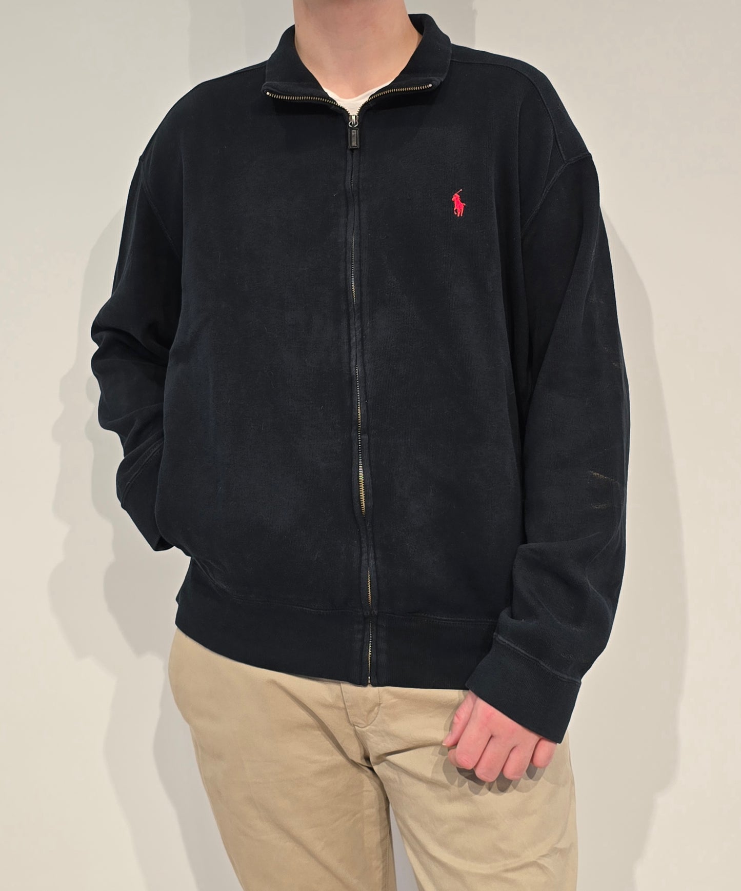 Veste en coton noir - XL