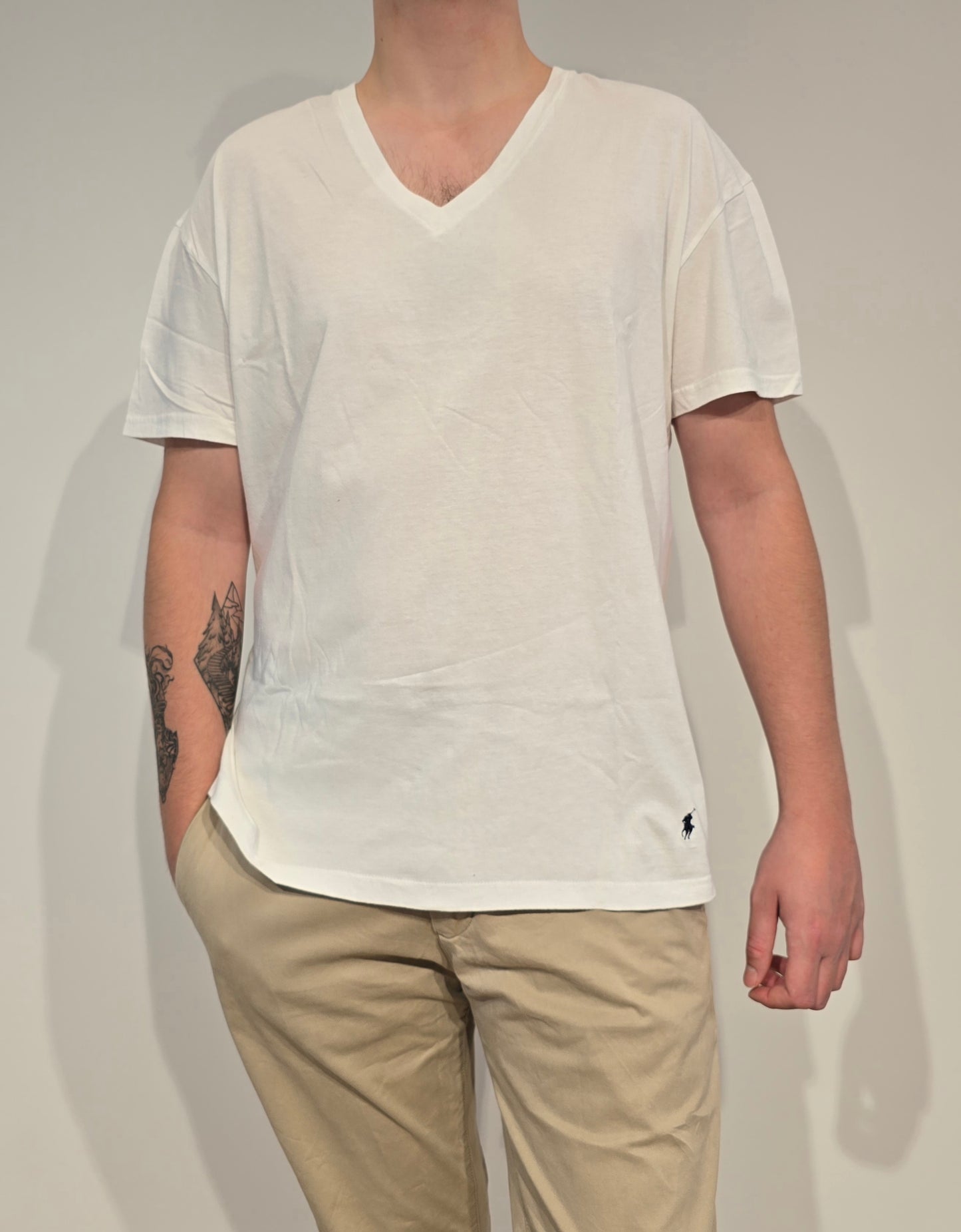 Tee-shirt en coton blanc - XL