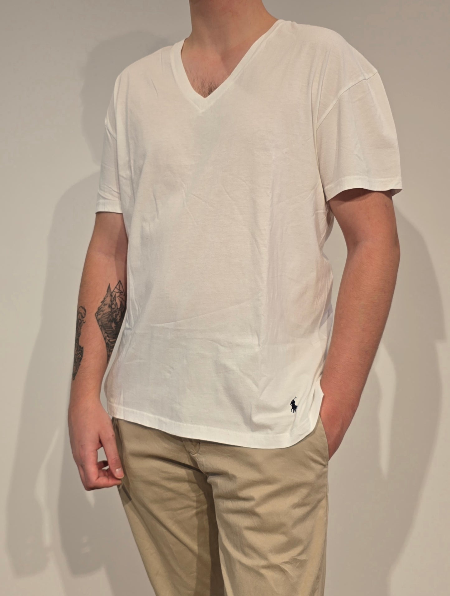 Tee-shirt en coton blanc - XL