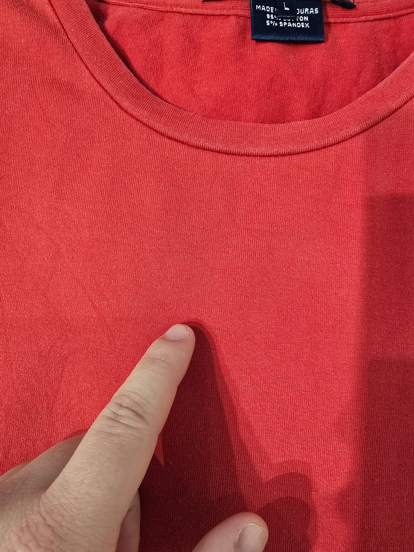 Tee-shirt en coton rouge - S