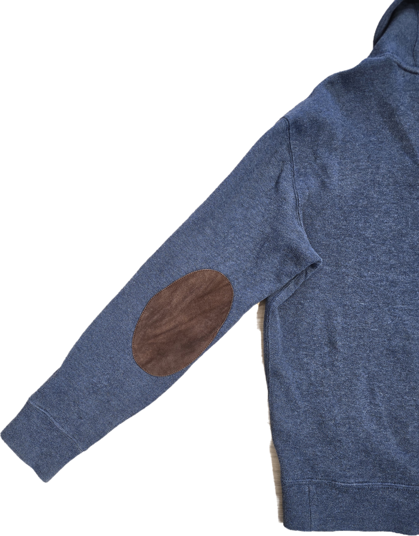 Pull col montant bleu - M