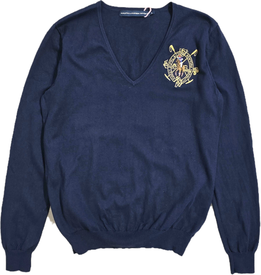 Haut bleu marine brodé - S/M