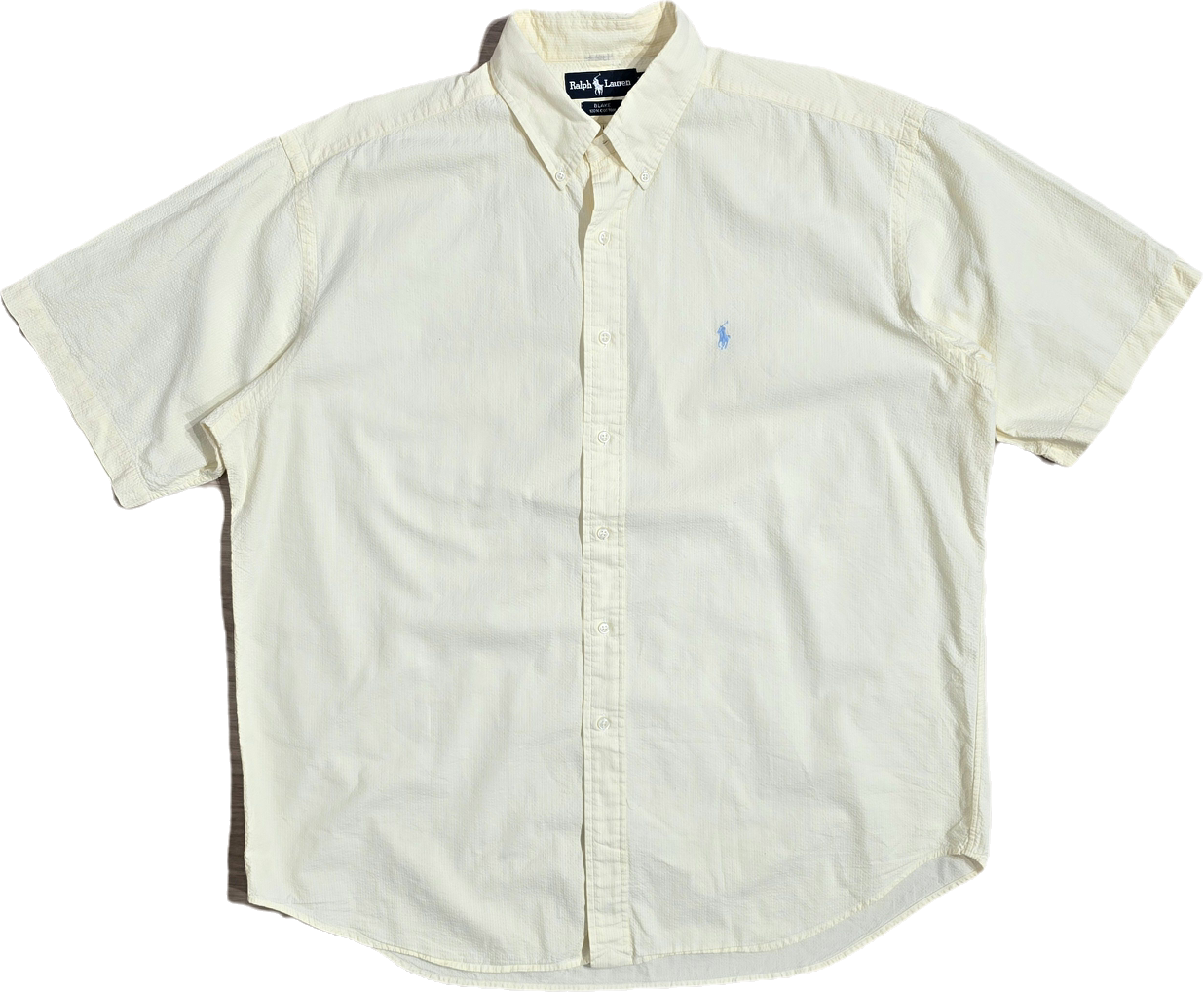 Chemise en coton léger jaune - XL