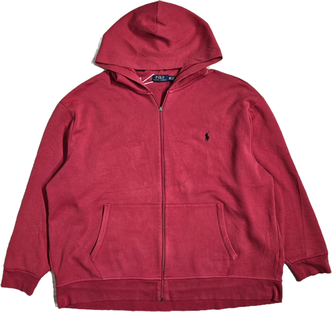 Sweat à capuche rouge - 3XL