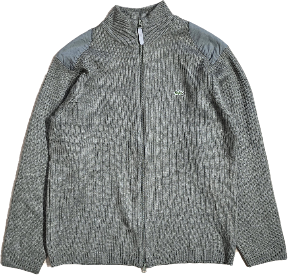 Veste en maille kaki des années 90' - M