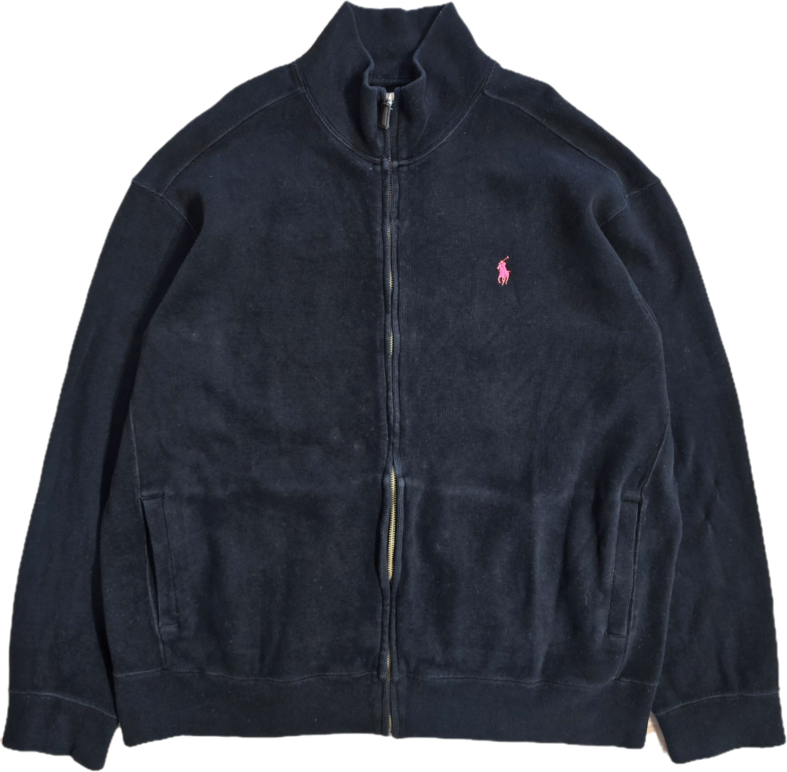 Veste en coton doux noir - XL