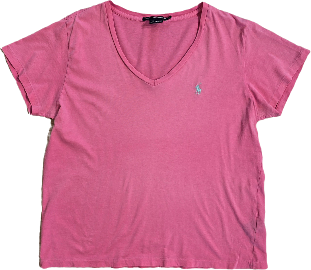 Tee-shirt en coton rose - XL