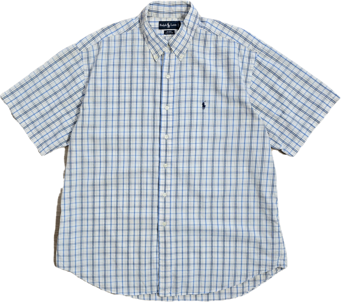 Chemise en coton à carreaux - XL