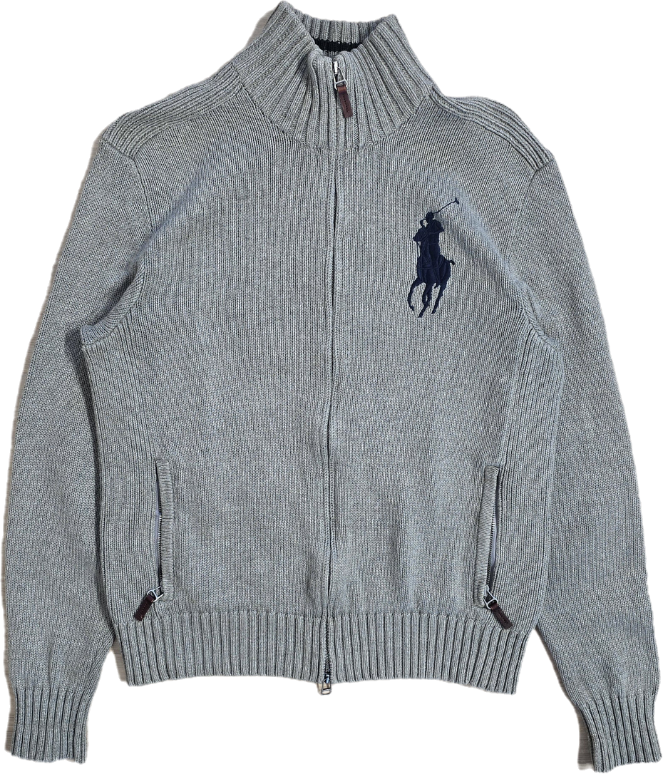 Veste en coton gris - S