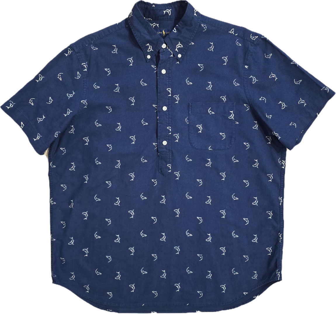 Chemisier en coton à motifs - L