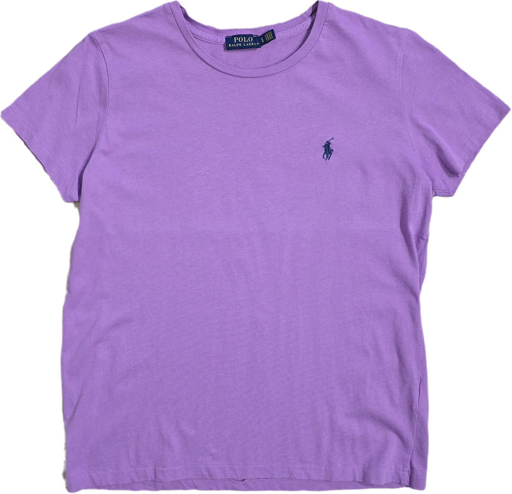 Tee-shirt en coton violet - L