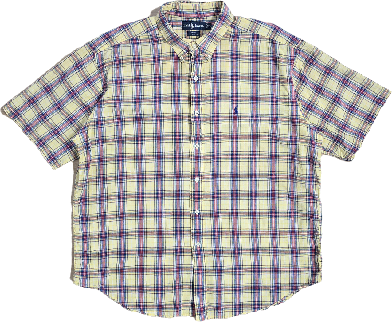 Chemise Blake en coton à carreaux multicolore- XL