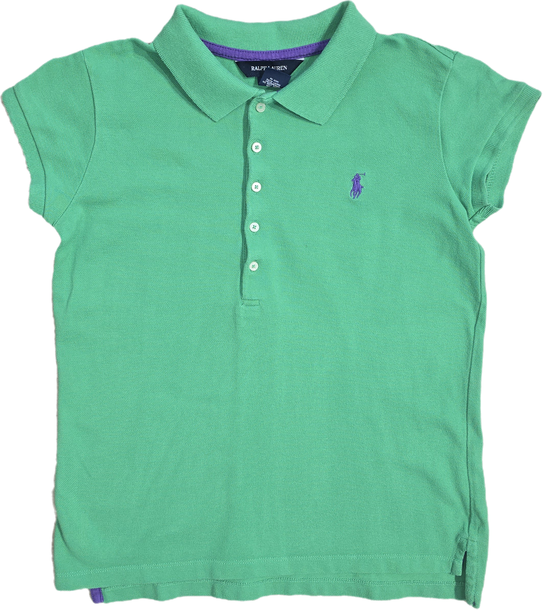 Polo en coton vert - XS