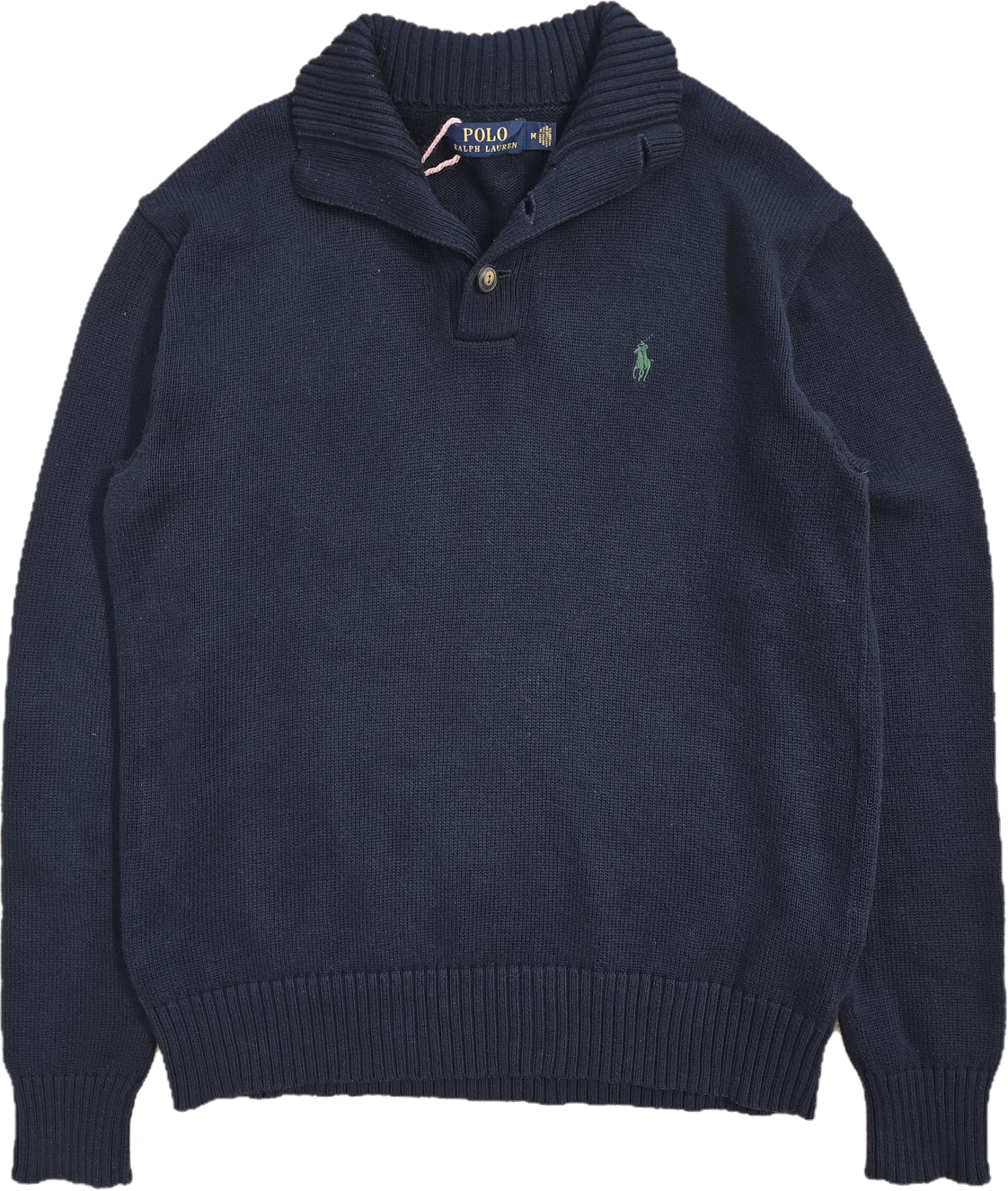 Pull en coton marine - M