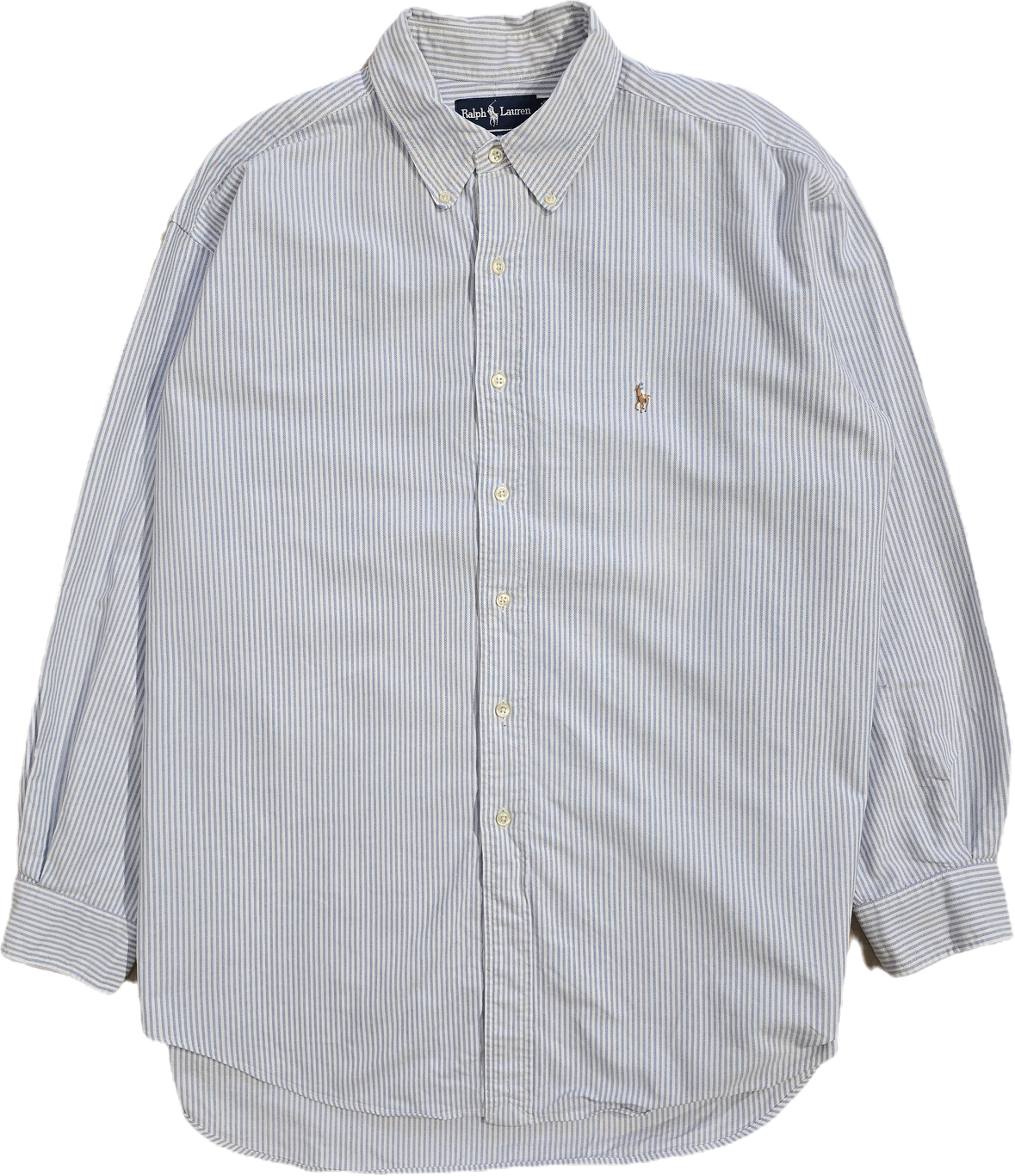 Chemise oxford en coton à rayures bleu ciel - XL