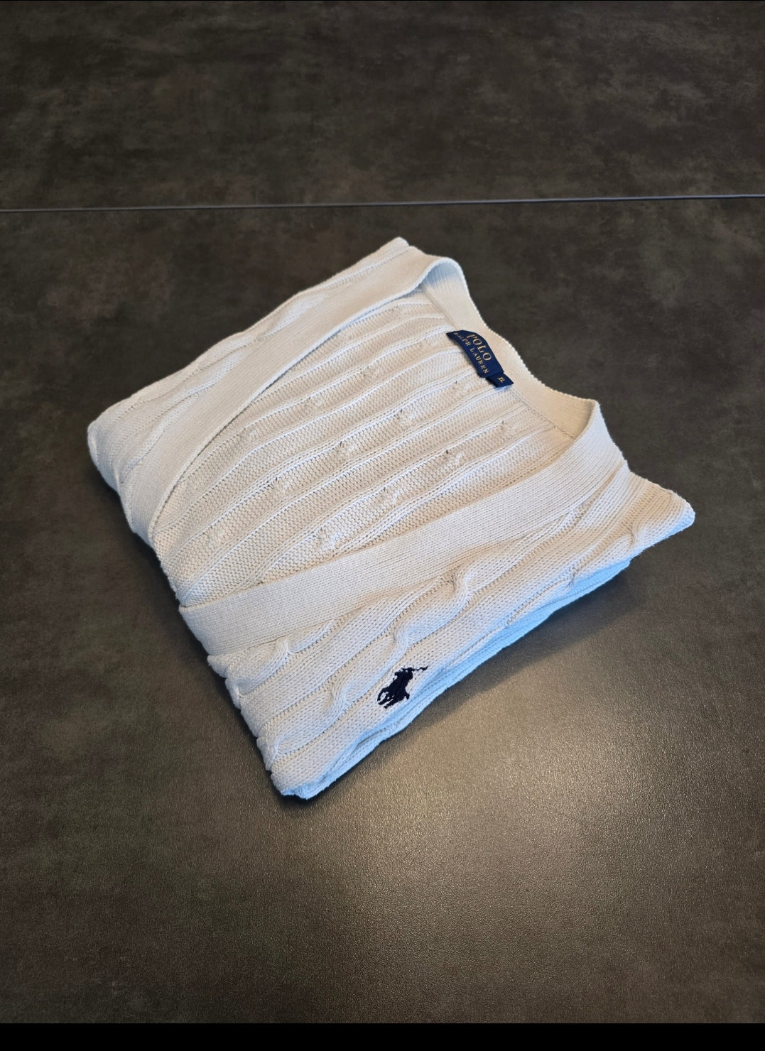 Cardigan en maille torsadée blanc - XL/42