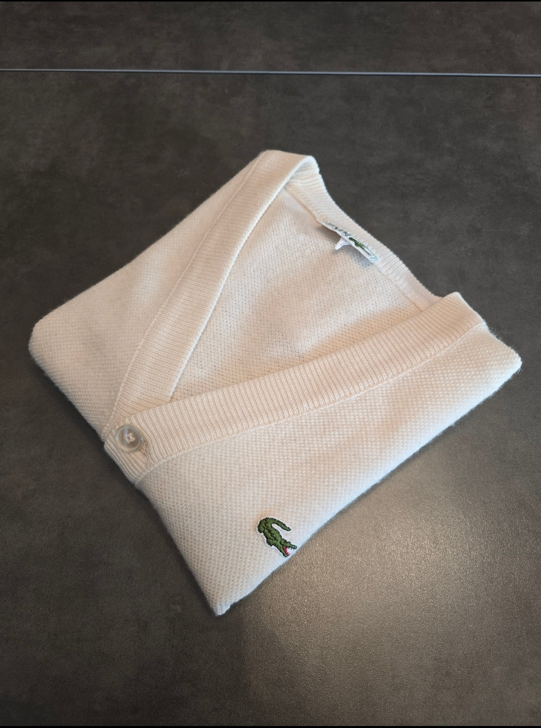 Cardigan en maille crème des années 80' - XS/34