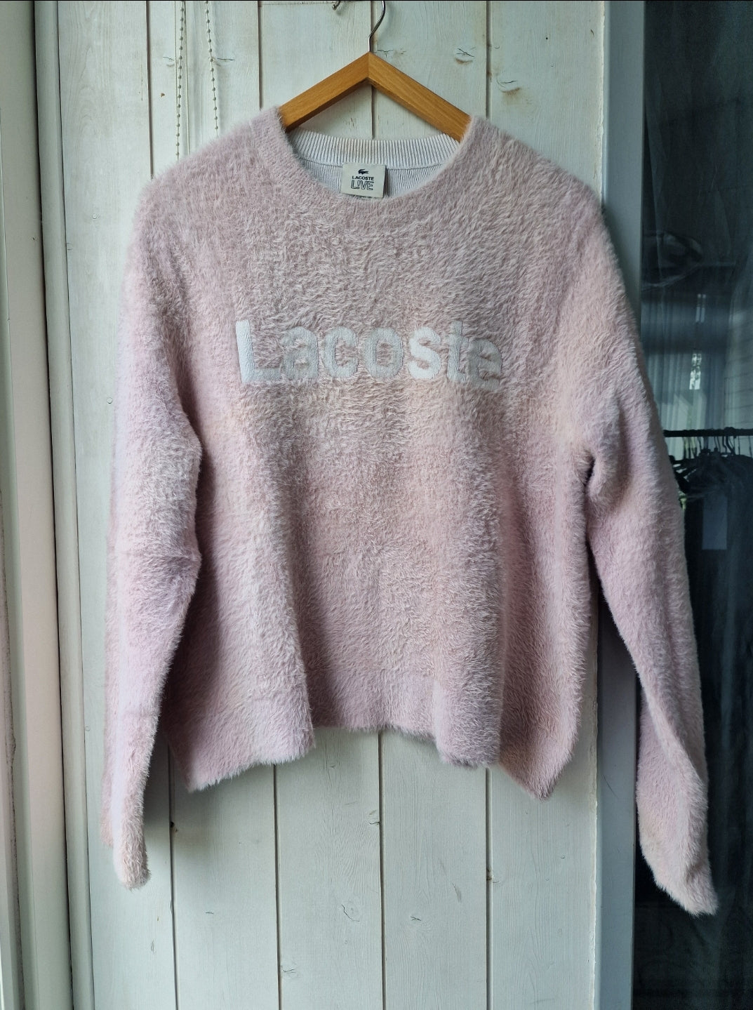 Pull en moumoute douce rose clair - L/XL