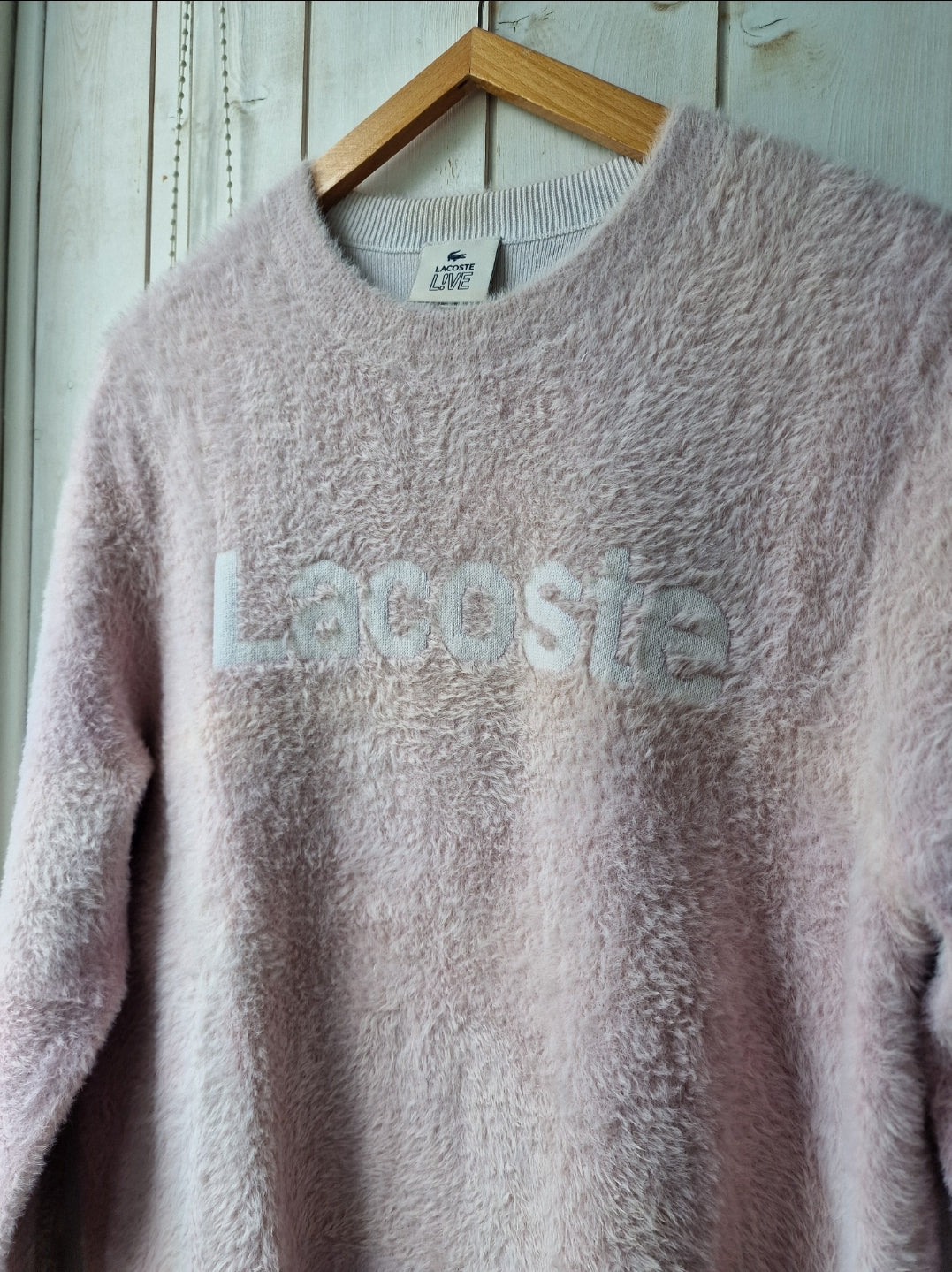 Pull en moumoute douce rose clair - L/XL