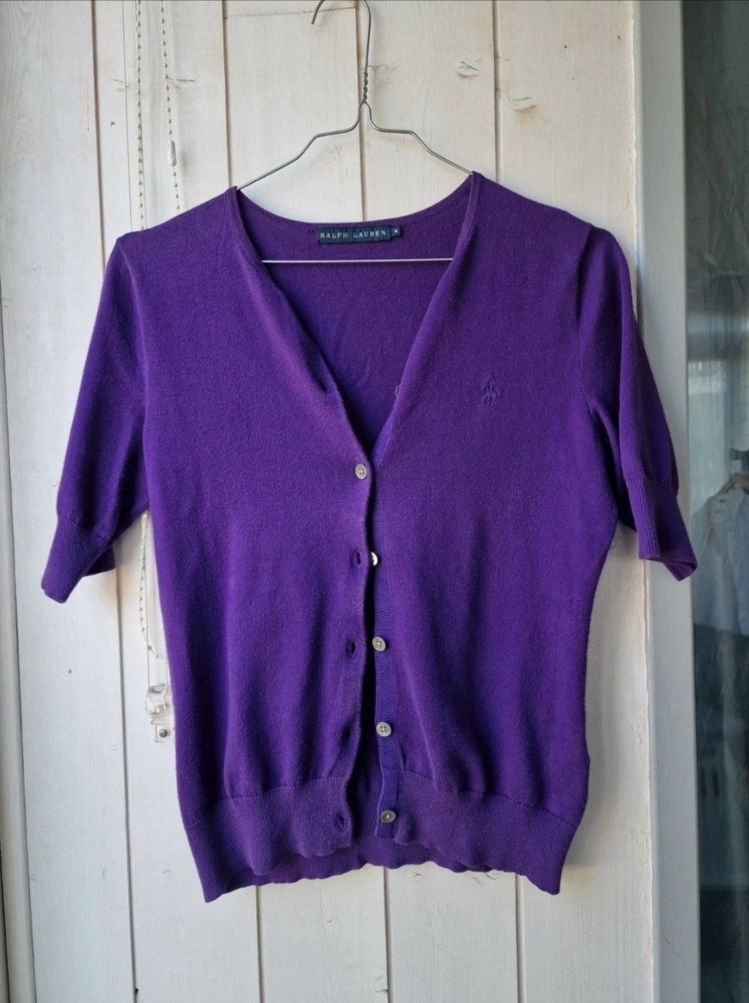 Cardigan à manches courtes violet - S/36