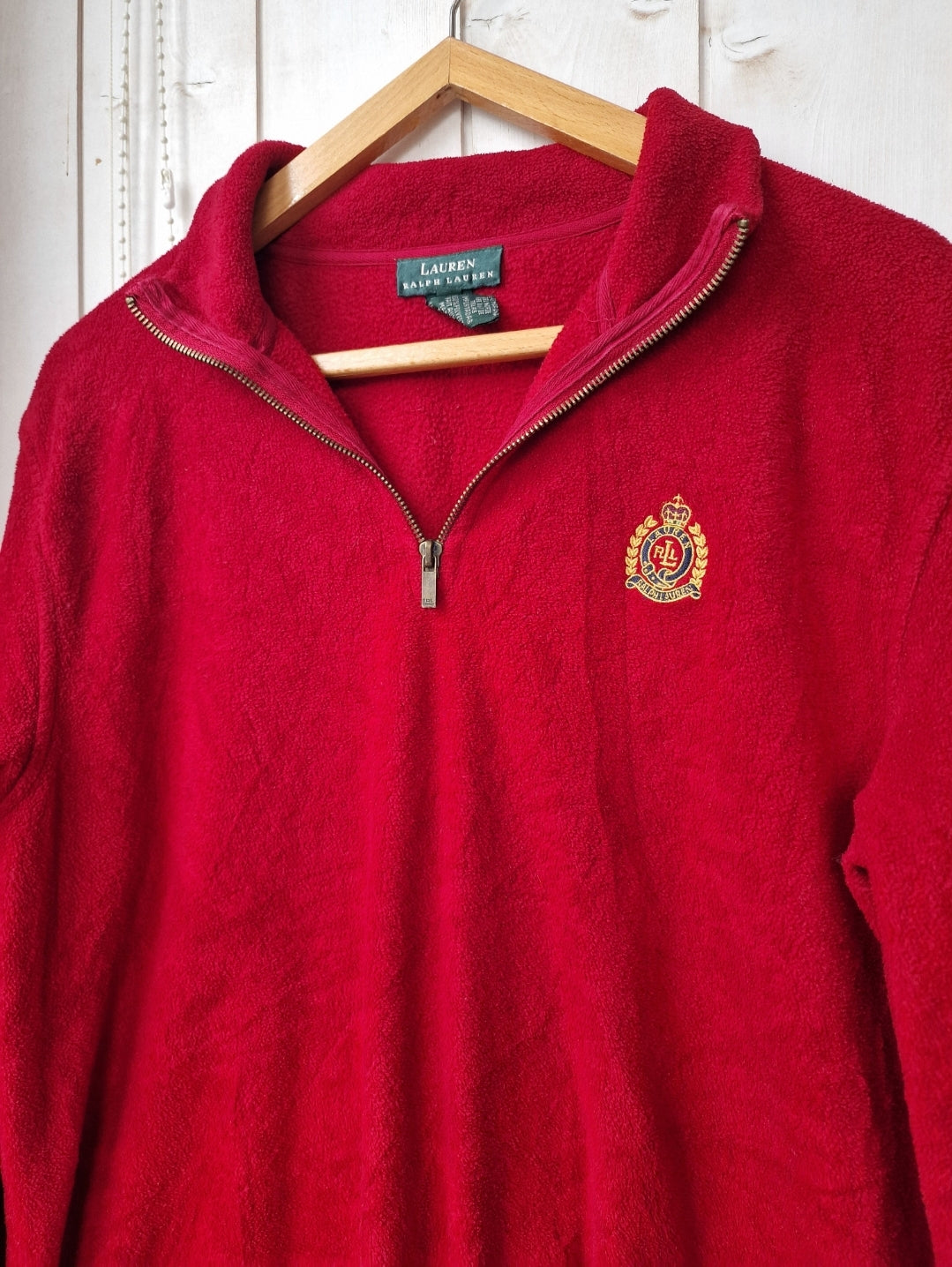 Pull camionneur en polaire rouge - XL/42
