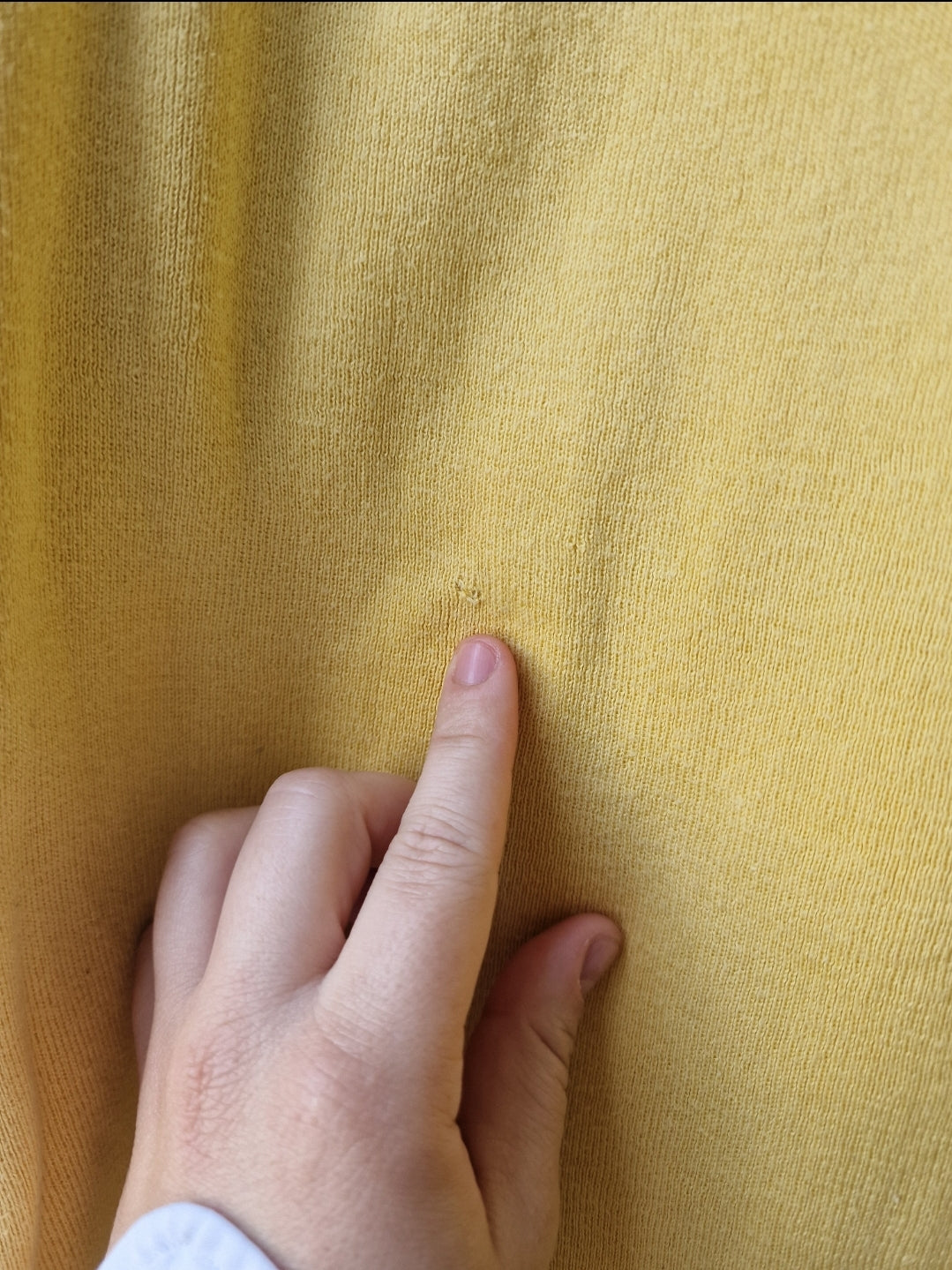 Pull col V jaune - XL