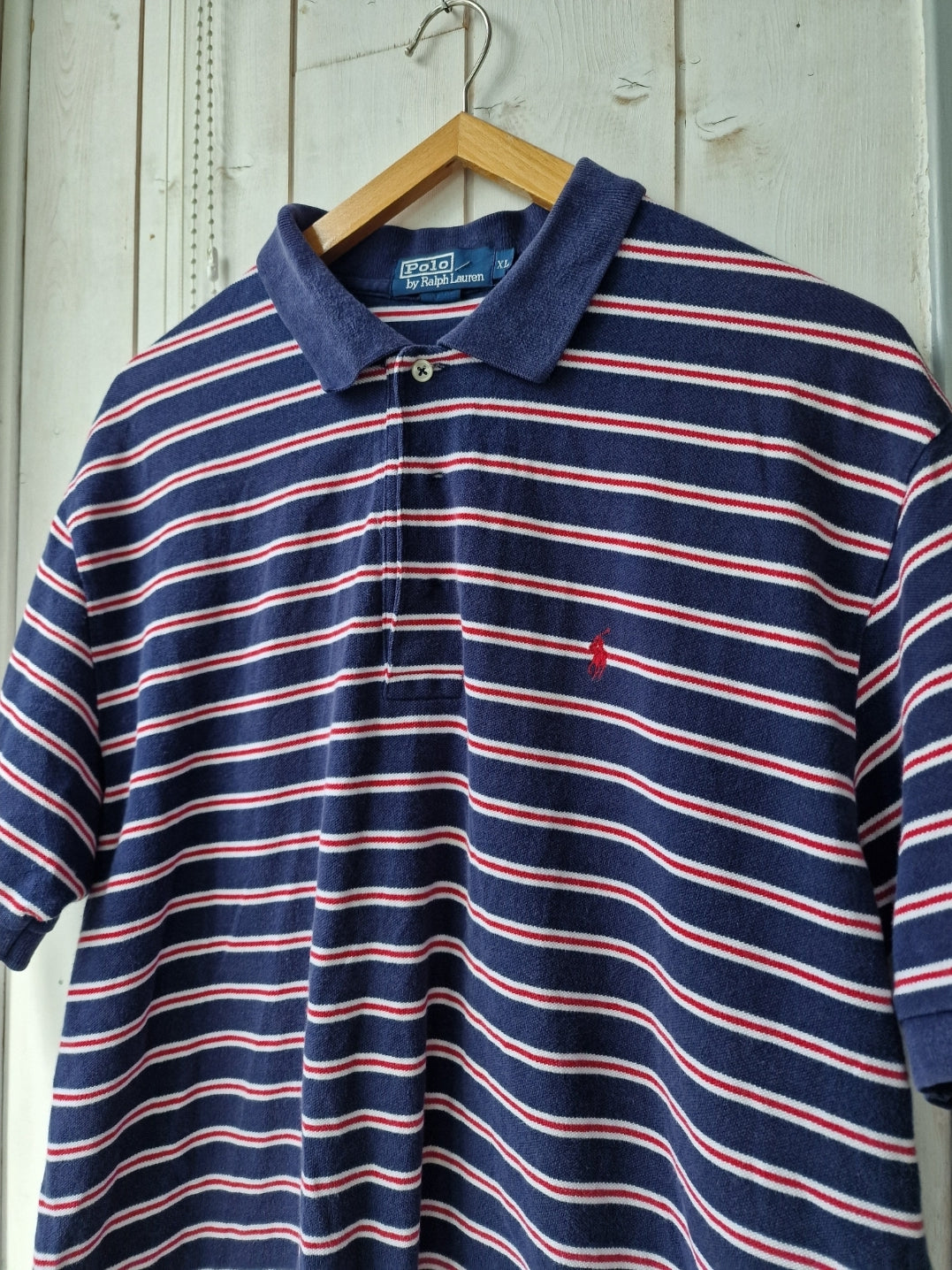 Polo à rayures - XL