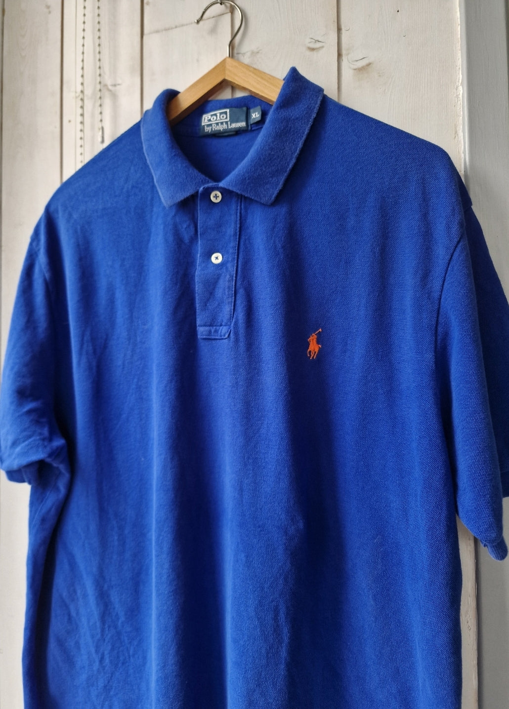 Polo bleu électrique - XL/42