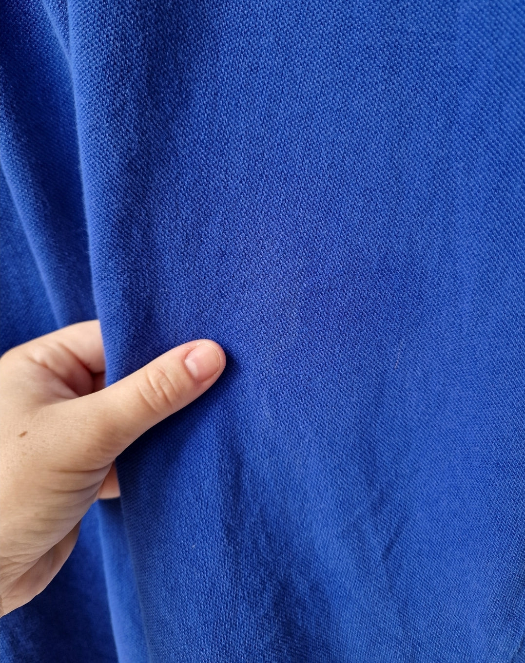 Polo bleu électrique - XL/42