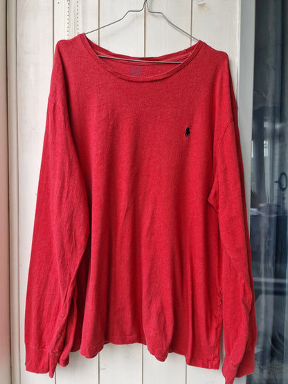 Tee-shirt manches longues rouge Ralph Lauren - XXL/44