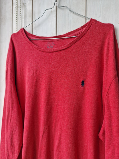 Tee-shirt manches longues rouge Ralph Lauren - XXL/44