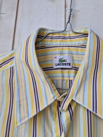 Chemise jaune à rayures Lacoste - L/XL